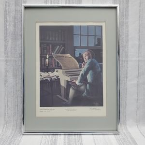 "Seventeen Seventy-Six" -Robert Tinney Framed Print Art Newsreel #12 of 500